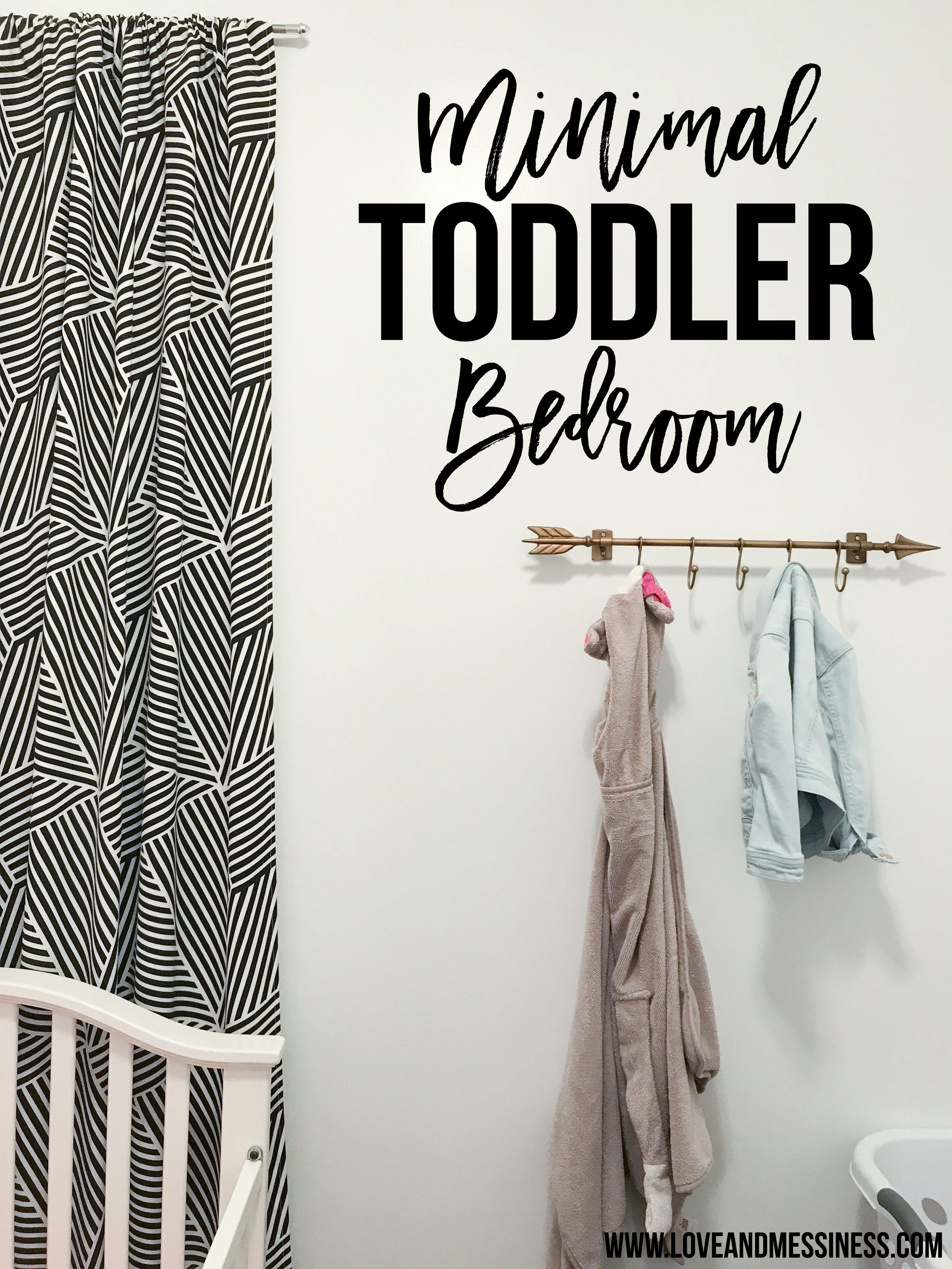Saving Space: Minimal Toddler Bedroom - Love &amp; Messiness